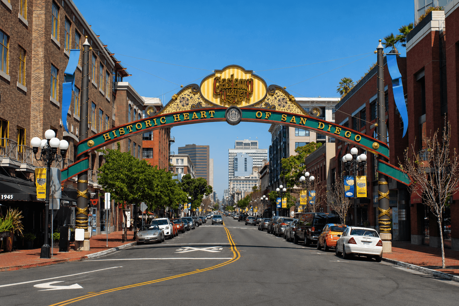 Gaslamp Quarter, Downtown San Diego, California