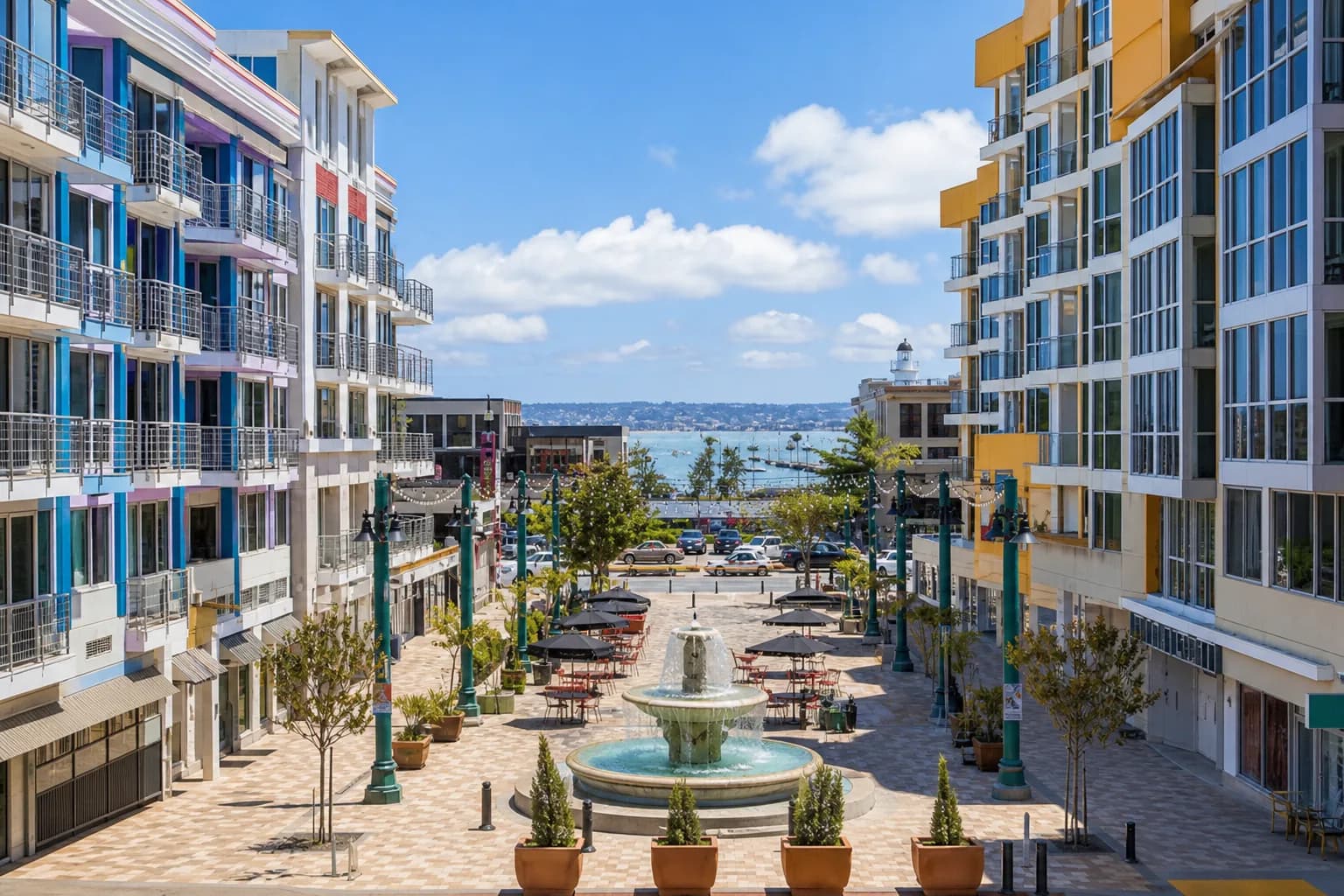 Little Italy, Downtown San Diego, California