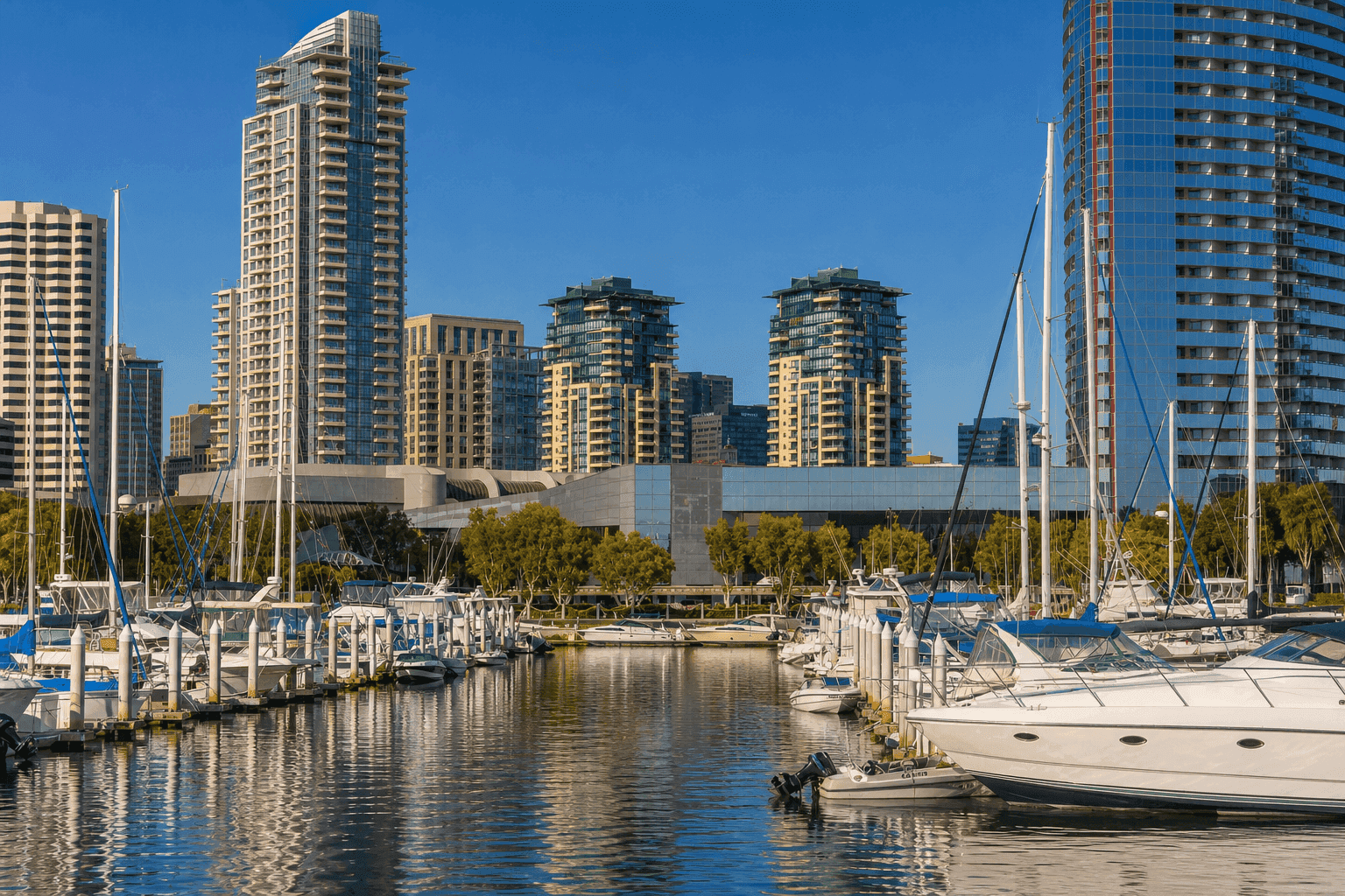 Marina District, Downtown San Diego, California