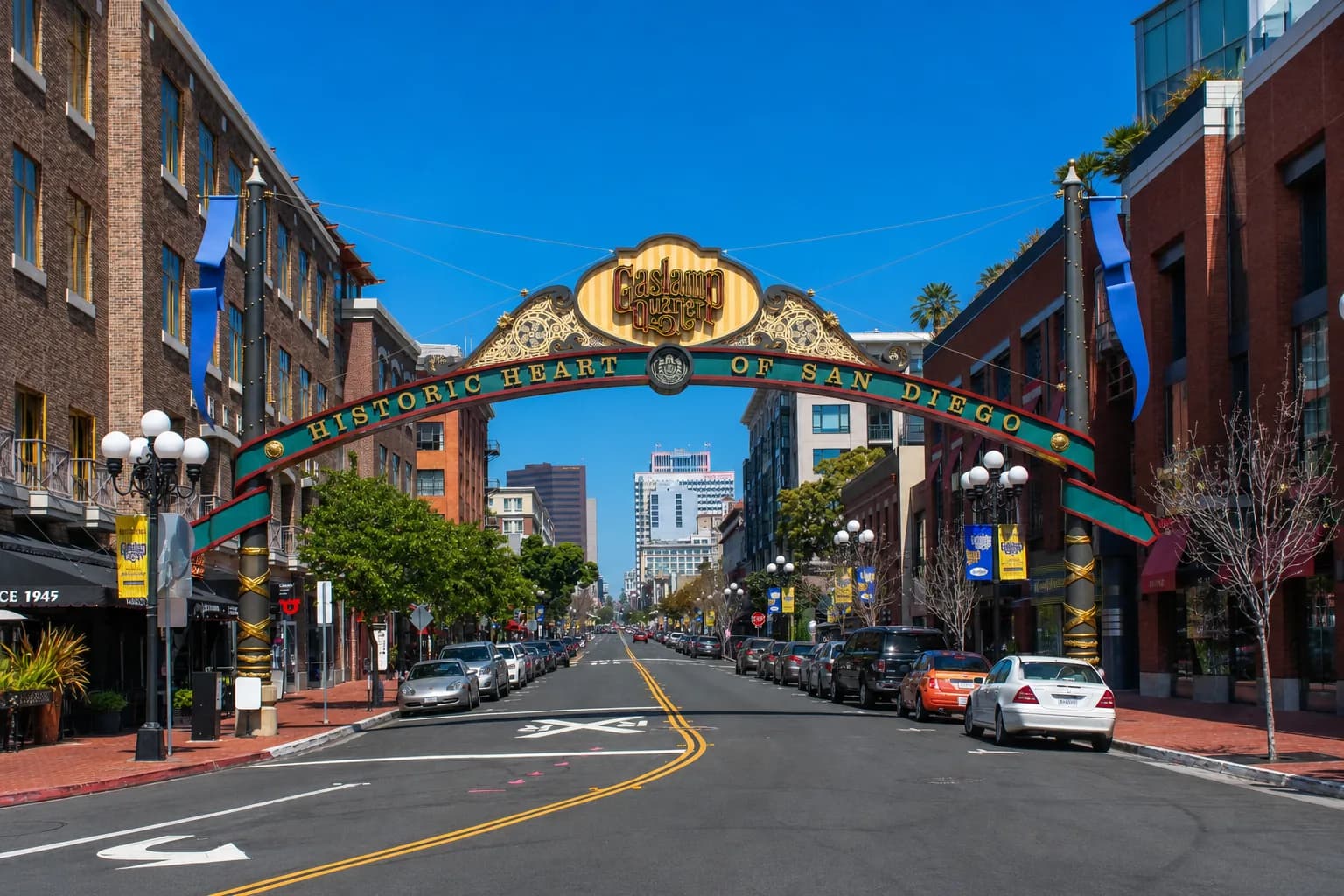 Gaslamp Quarter, Downtown San Diego, California