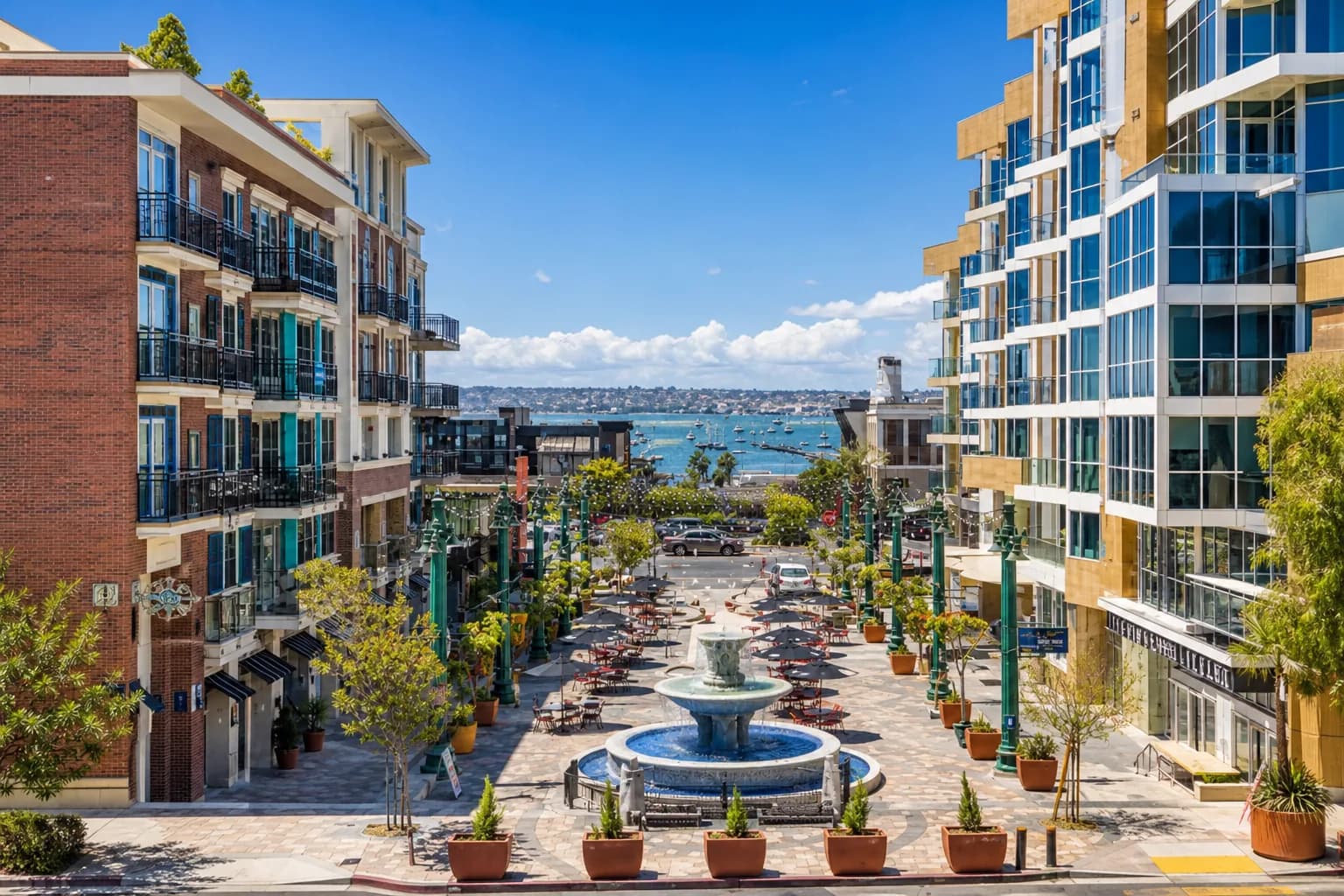 Little Italy, Downtown San Diego, California