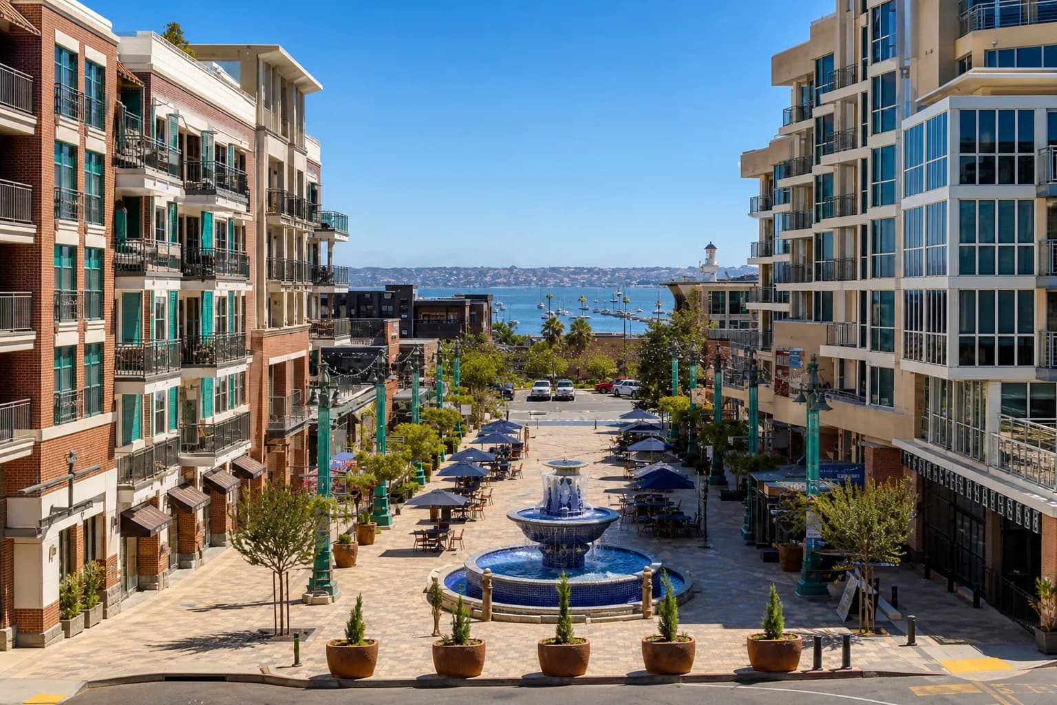 Little Italy, Downtown San Diego, California